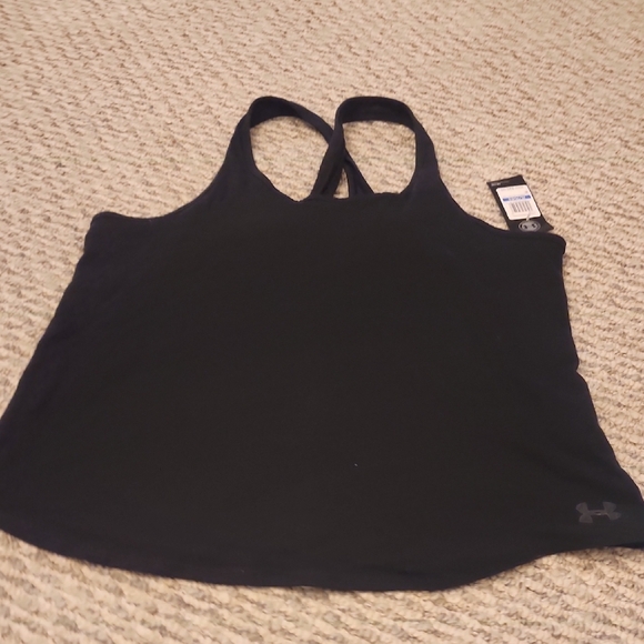 Under Armour Women's Sleek Black Tank Top Size XL - Picture 3 of 4